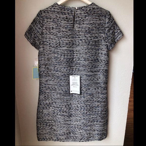 CeCe Short Sleeve Kayte Tweed Dress - Picture 4 of 8